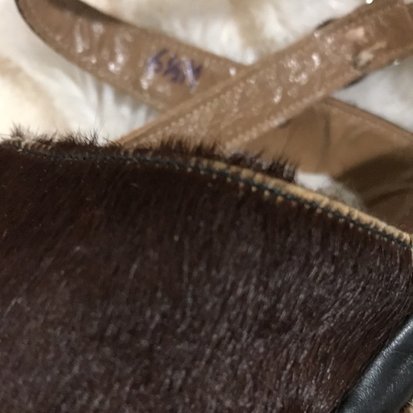 CALF HAIR SANDALS - Picture 13 of 15